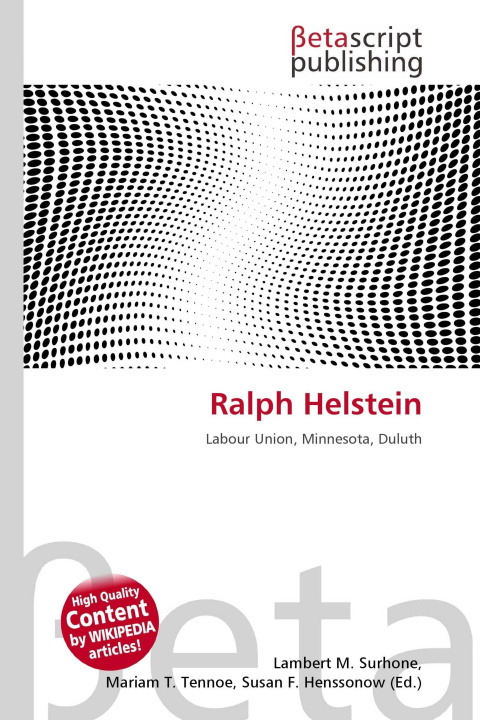 Kniha Ralph Helstein Mariam T. Tennoe