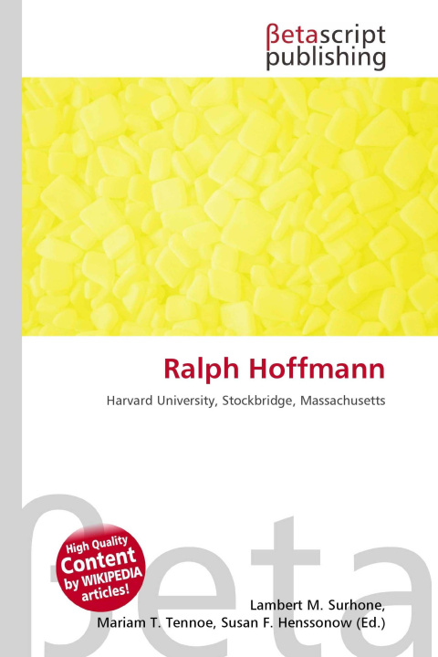 Kniha Ralph Hoffmann Mariam T. Tennoe