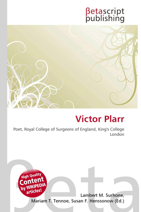 Kniha Victor Plarr Mariam T. Tennoe