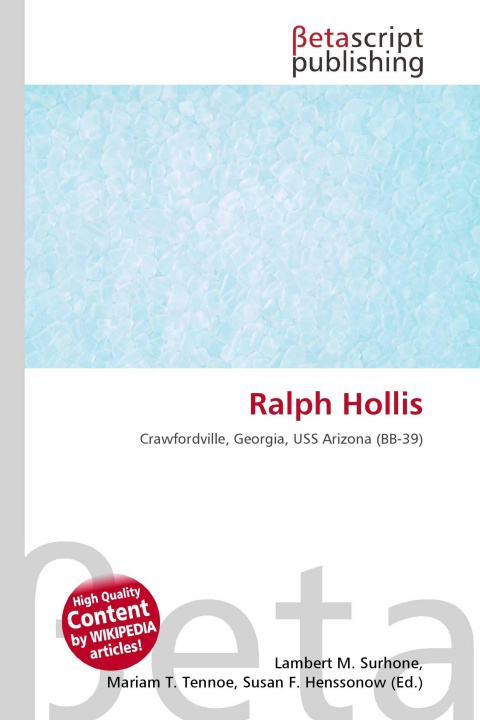 Knjiga Ralph Hollis Mariam T. Tennoe