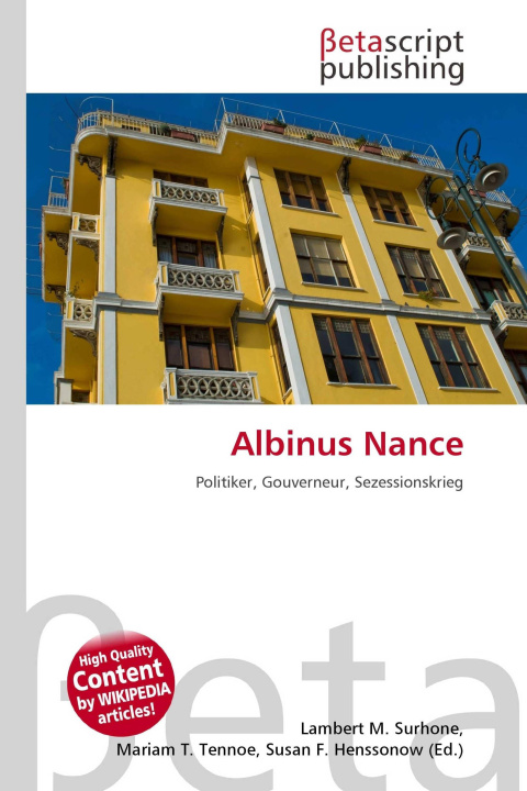 Kniha Albinus Nance Mariam T. Tennoe