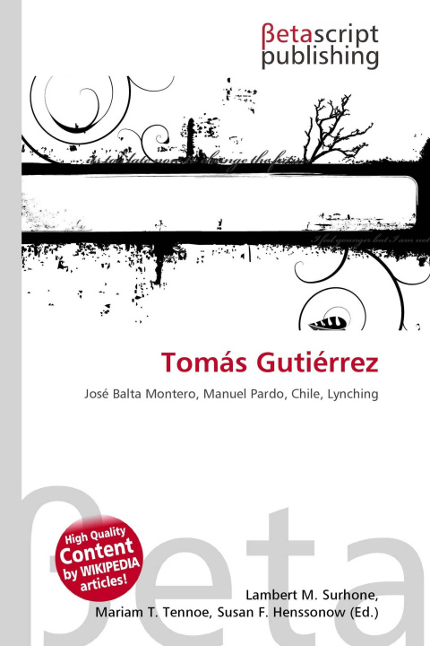 Knjiga Tomás Gutiérrez Mariam T. Tennoe
