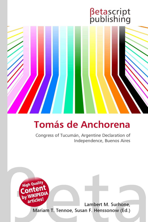 Knjiga Tomás de Anchorena Mariam T. Tennoe