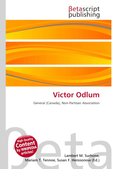 Kniha Victor Odlum Mariam T. Tennoe