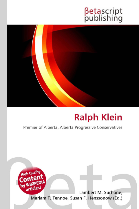 Knjiga Ralph Klein Mariam T. Tennoe