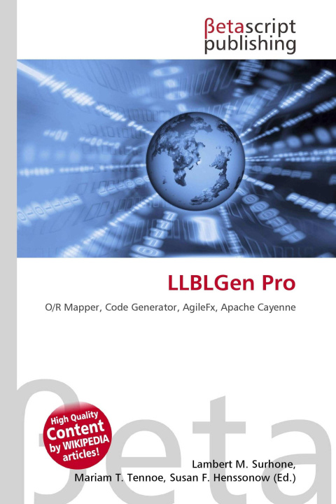 Knjiga LLBLGen Pro Mariam T. Tennoe