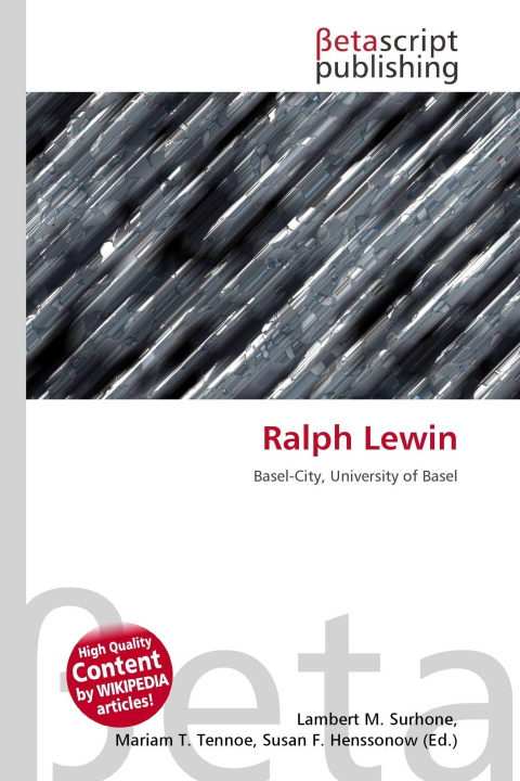 Knjiga Ralph Lewin Mariam T. Tennoe