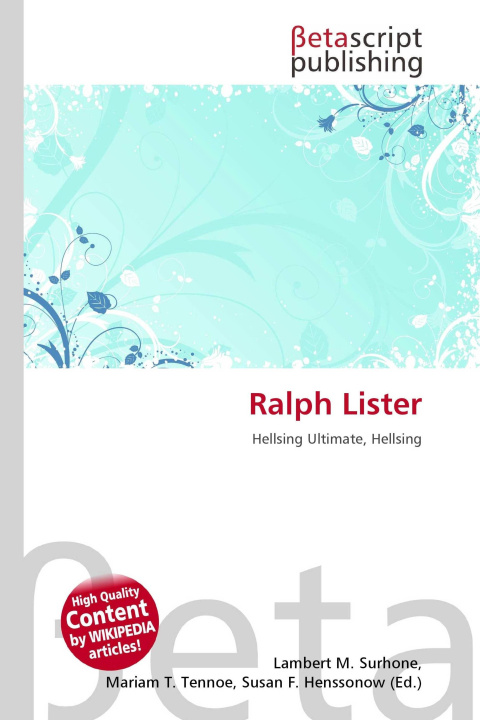 Knjiga Ralph Lister Mariam T. Tennoe