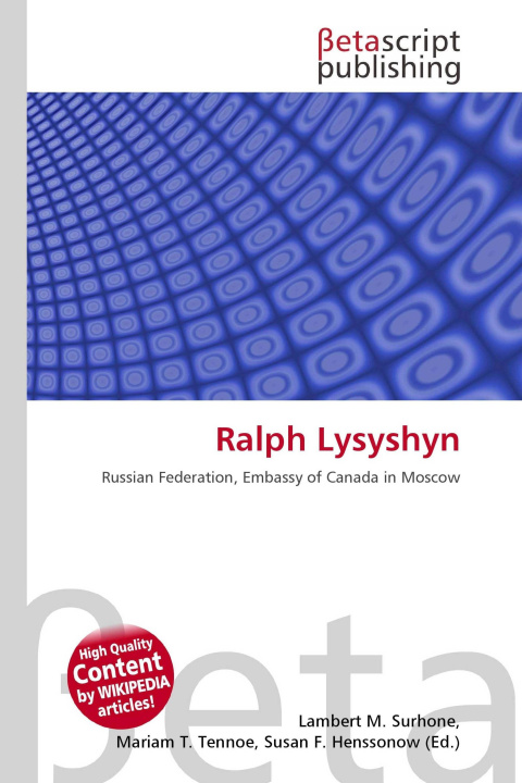 Kniha Ralph Lysyshyn Mariam T. Tennoe