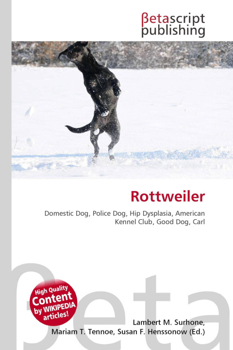 Kniha Rottweiler Mariam T. Tennoe