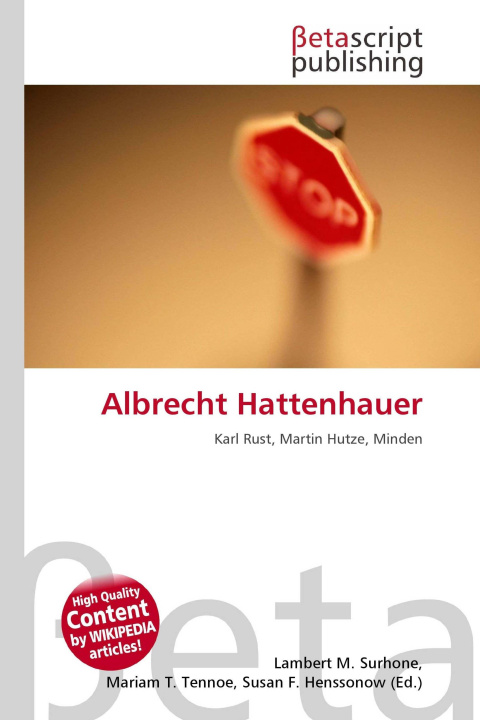 Könyv Albrecht Hattenhauer Mariam T. Tennoe