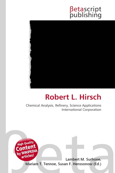 Kniha Robert L. Hirsch Mariam T. Tennoe