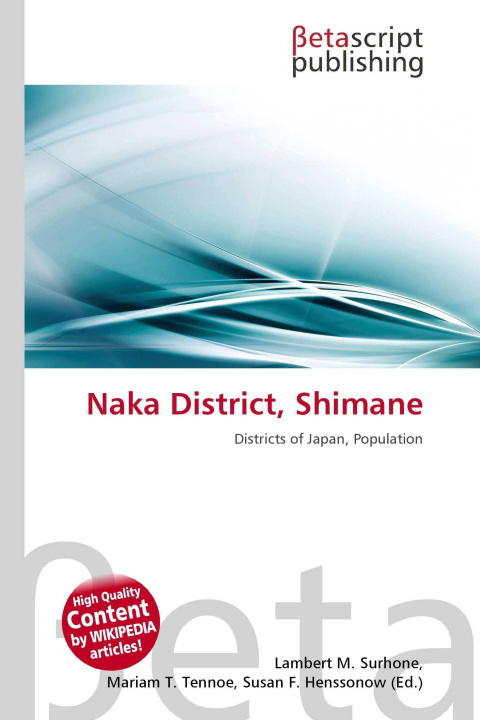 Kniha Naka District, Shimane Mariam T. Tennoe