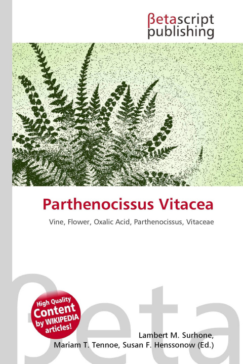 Kniha Parthenocissus Vitacea Mariam T. Tennoe