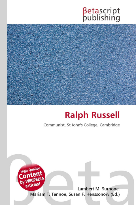 Kniha Ralph Russell Mariam T. Tennoe