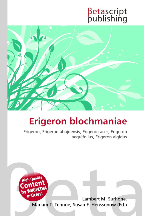 Knjiga Erigeron blochmaniae Mariam T. Tennoe