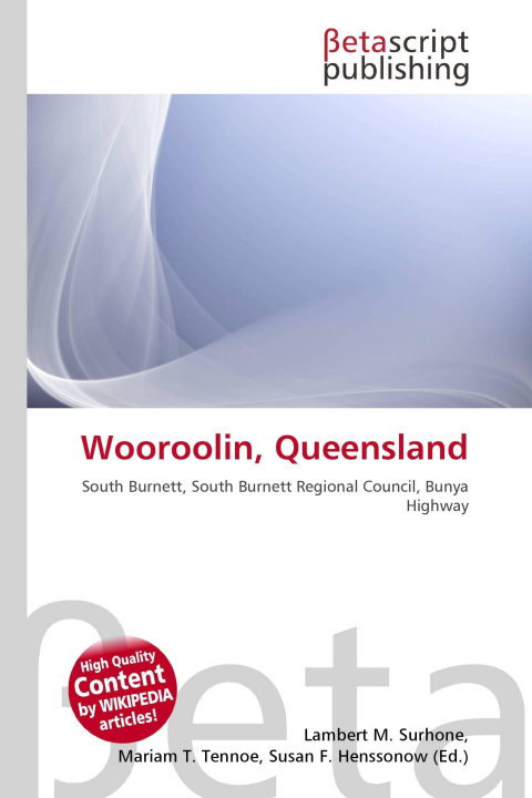 Kniha Wooroolin, Queensland Mariam T. Tennoe