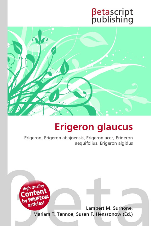 Knjiga Erigeron glaucus Mariam T. Tennoe