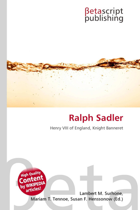 Knjiga Ralph Sadler Mariam T. Tennoe