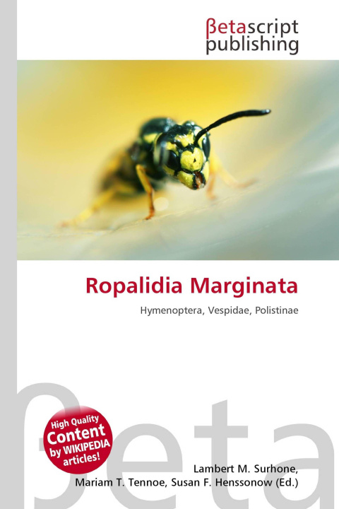 Kniha Ropalidia Marginata Mariam T. Tennoe
