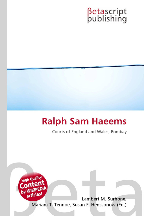 Kniha Ralph Sam Haeems Mariam T. Tennoe