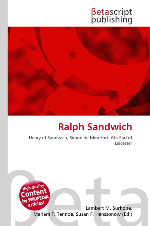 Kniha Ralph Sandwich Mariam T. Tennoe