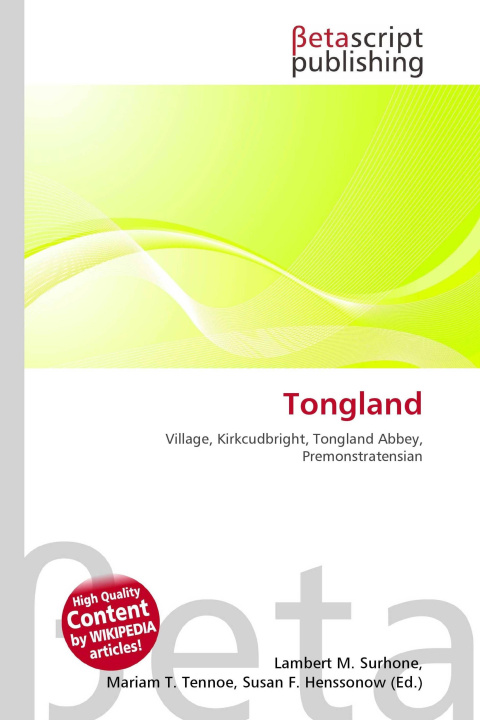 Kniha Tongland Mariam T. Tennoe