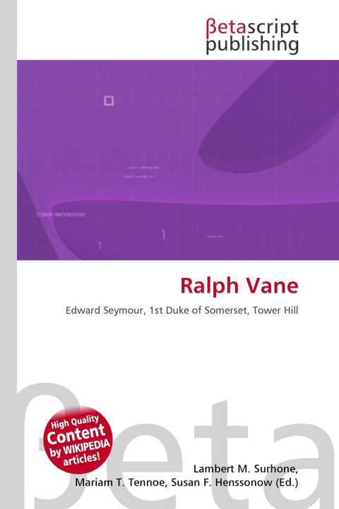 Kniha Ralph Vane Mariam T. Tennoe