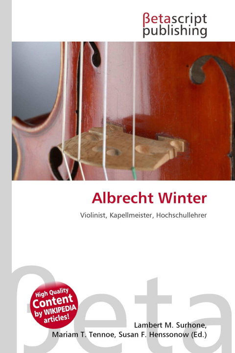 Knjiga Albrecht Winter Mariam T. Tennoe