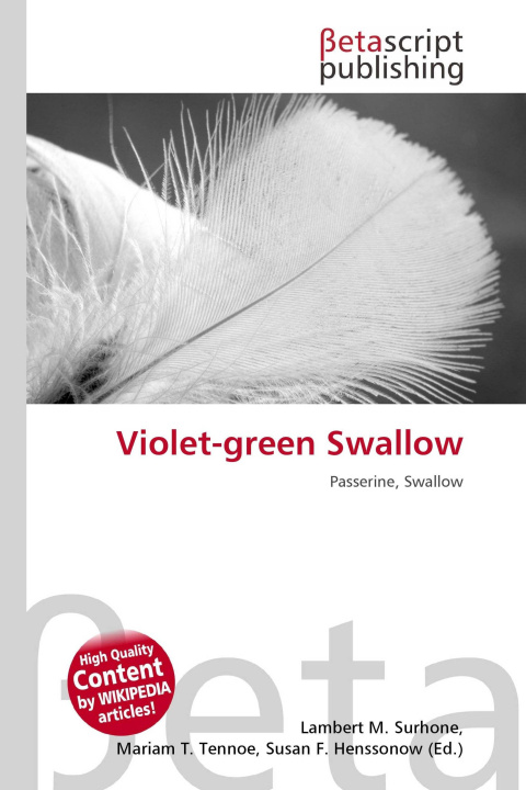 Kniha Violet-green Swallow Mariam T. Tennoe