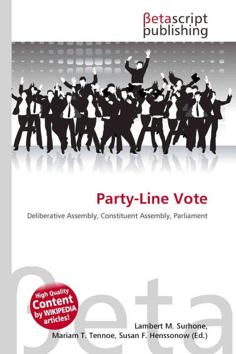Kniha Party-Line Vote Mariam T. Tennoe