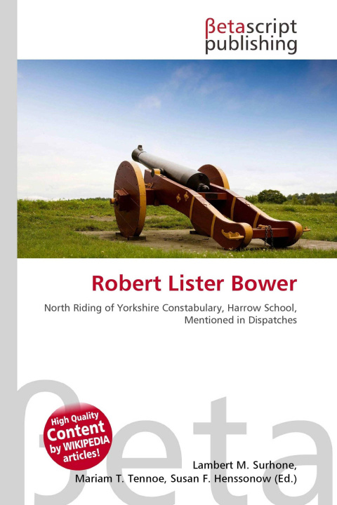 Knjiga Robert Lister Bower Mariam T. Tennoe