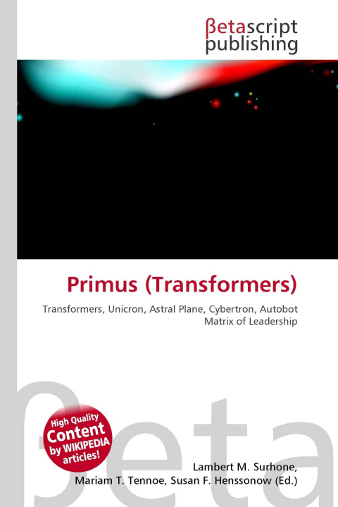 Kniha Primus (Transformers) Mariam T. Tennoe