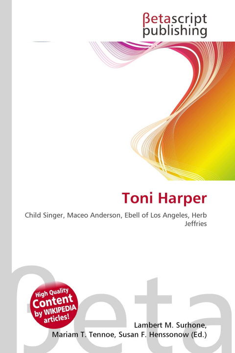 Kniha Toni Harper Mariam T. Tennoe