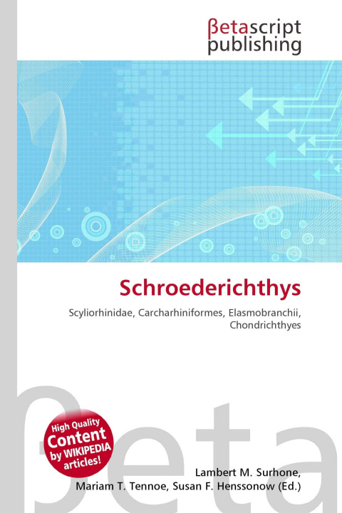 Könyv Schroederichthys Mariam T. Tennoe