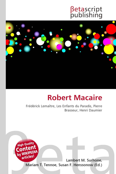 Könyv Robert Macaire Mariam T. Tennoe