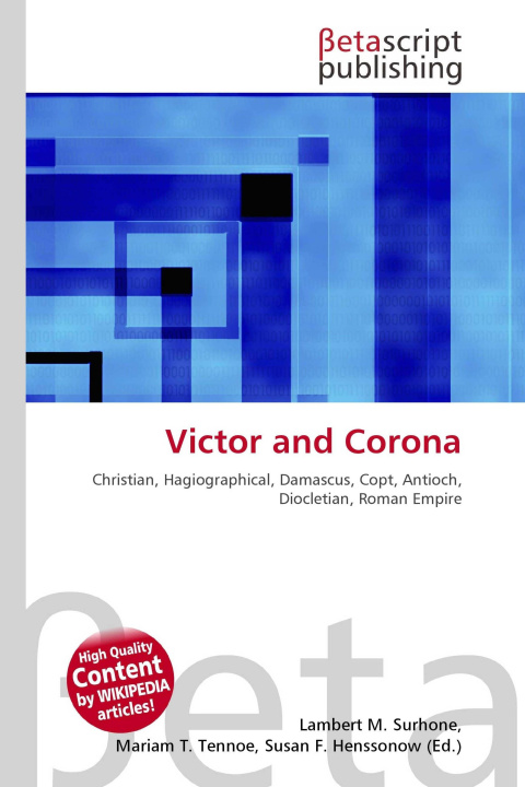 Könyv Victor and Corona Mariam T. Tennoe