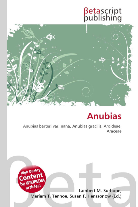 Kniha Anubias Mariam T. Tennoe