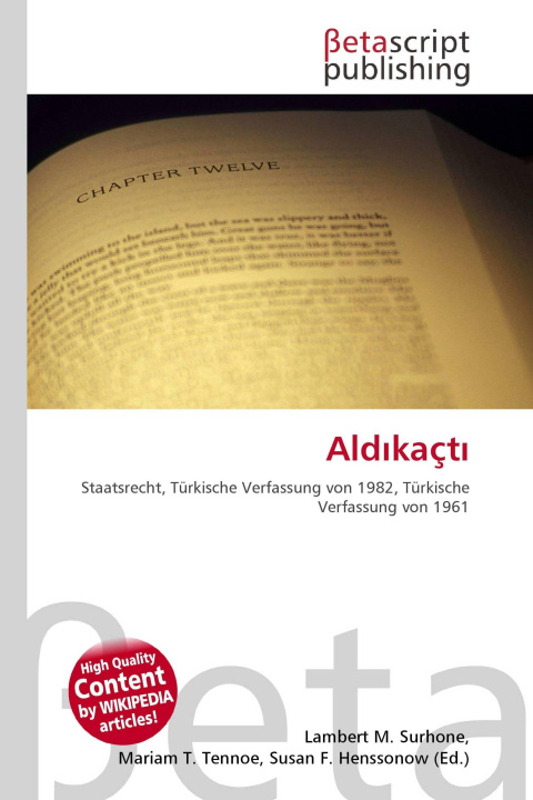 Kniha Ald¿kaçt¿ Mariam T. Tennoe