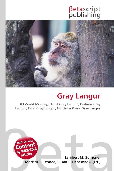 Kniha Gray Langur Mariam T. Tennoe