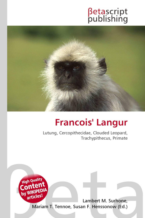 Kniha Francois' Langur Mariam T. Tennoe
