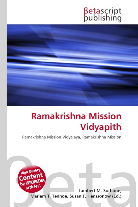 Knjiga Ramakrishna Mission Vidyapith Mariam T. Tennoe
