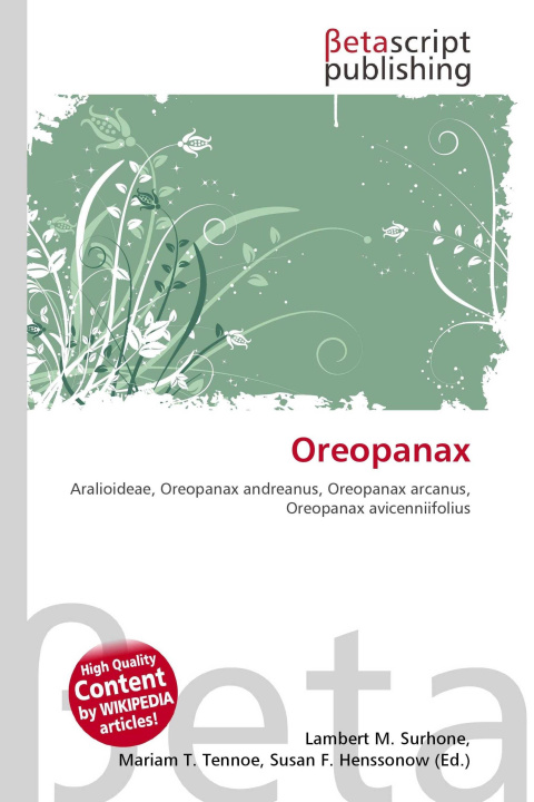 Kniha Oreopanax Mariam T. Tennoe