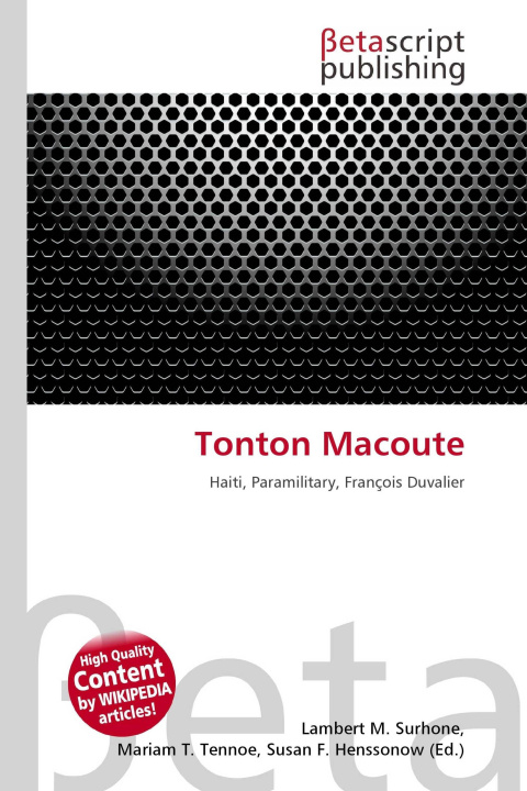 Kniha Tonton Macoute Mariam T. Tennoe