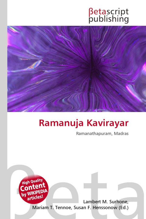 Knjiga Ramanuja Kavirayar Mariam T. Tennoe