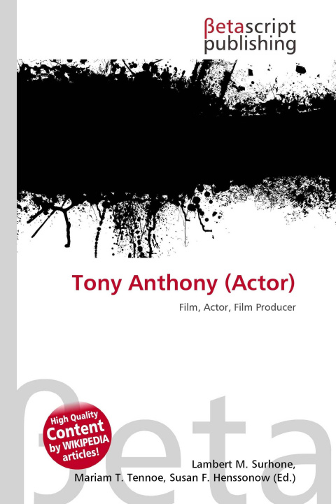 Knjiga Tony Anthony (Actor) Mariam T. Tennoe