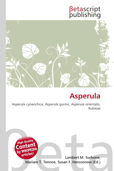 Könyv Asperula Mariam T. Tennoe