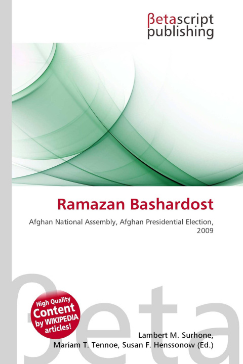 Kniha Ramazan Bashardost Mariam T. Tennoe
