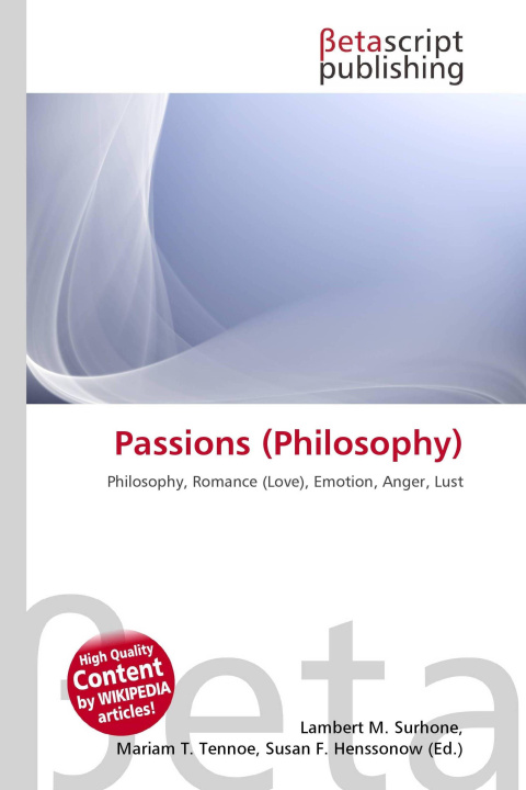 Kniha Passions (Philosophy) Mariam T. Tennoe