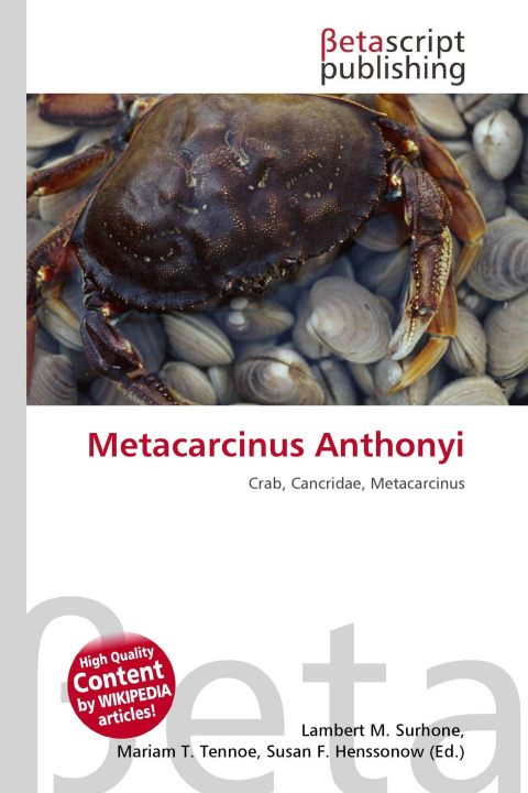 Kniha Metacarcinus Anthonyi Mariam T. Tennoe
